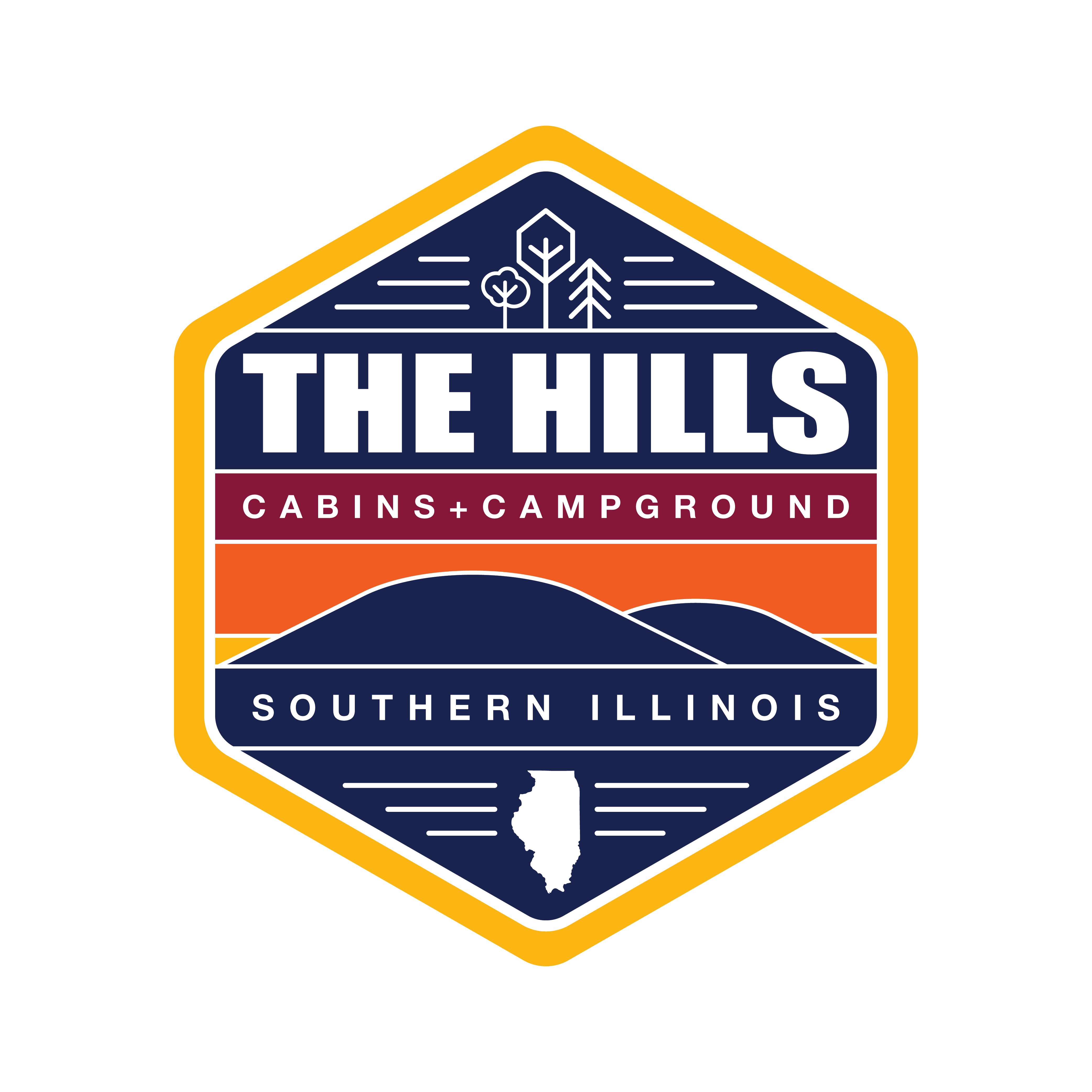 The Hills Cabins and Campground | Logo